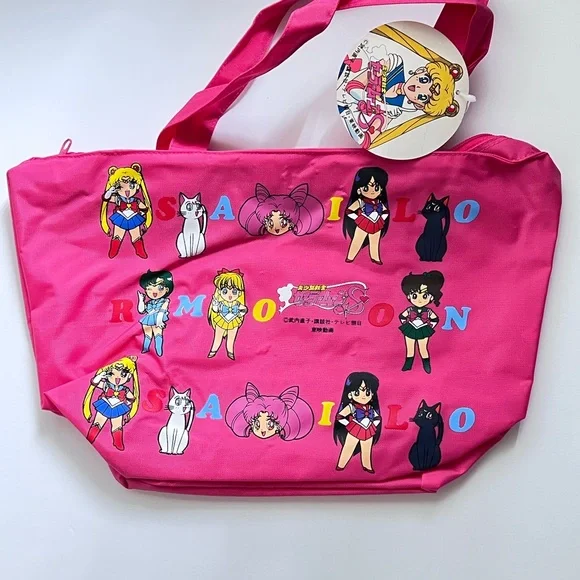 *📌SOLD* NWT Sailor Moon Pink Tote from JAPAN - Picture 3 of 12
